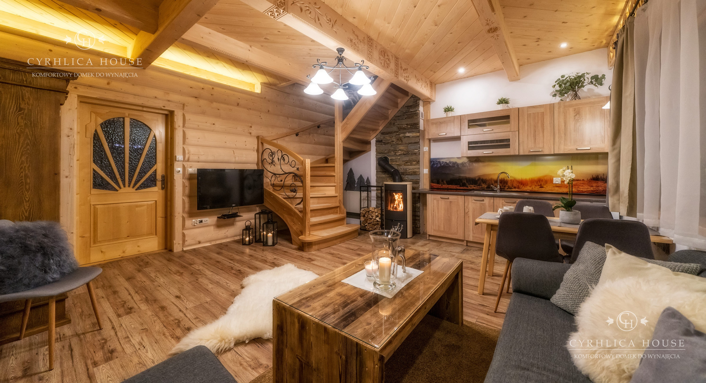 Interesuje Cię Zakopane i chcesz wynająć góralski domek. Cyrhlica House to miejsce dla Ciebie.