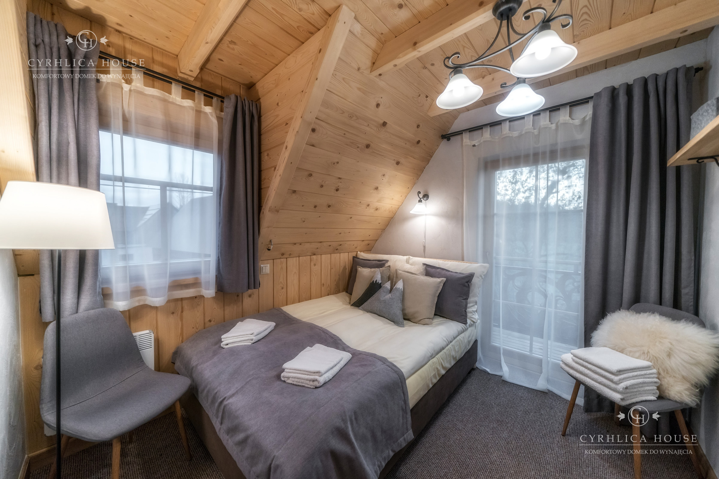 Nowe domki w mieście Chochołów - Cyrhlica House - góralskie domki z kominkiem dla 8 osób.